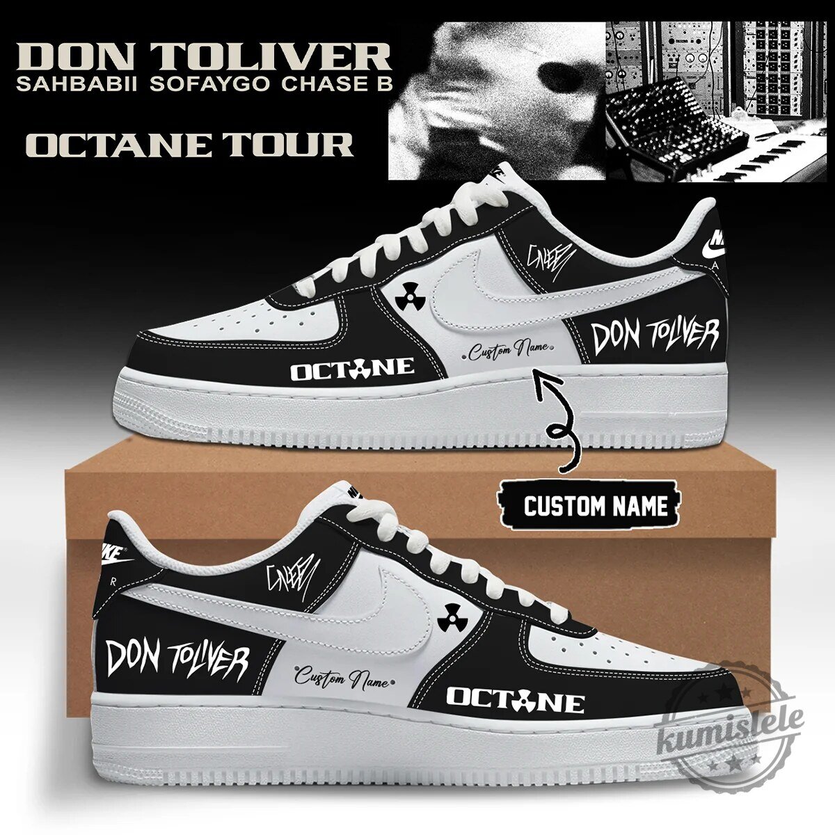 Don Toliver Octane Tour Custom Name Hip Hop Music Fan Shoes